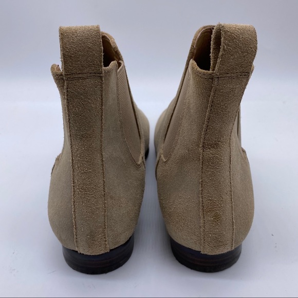 Banana Republic-Leather Taupe Slip on Bootie 7 - Picture 7 of 10